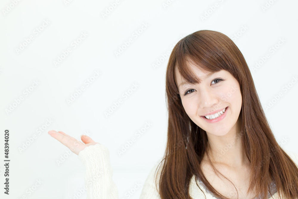 Beautiful young woman relaxing in the room Beautiful young woman relaxing in the room