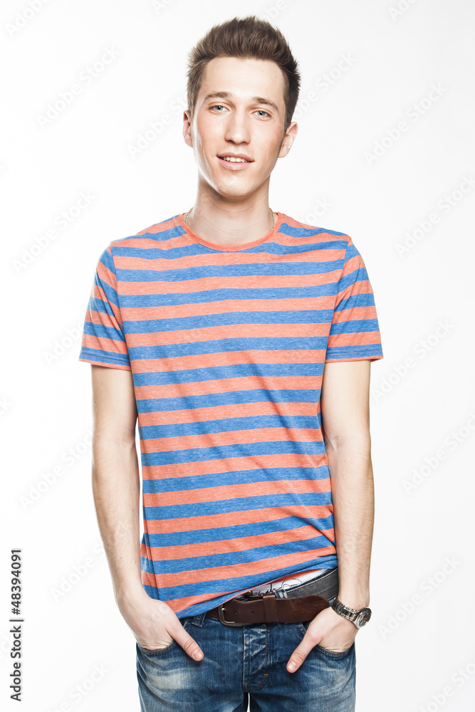 Obraz premium Young and handsome man