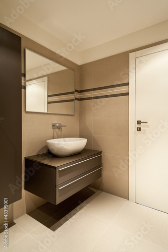 interior  modern small bathroom