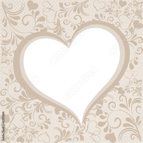background with heart