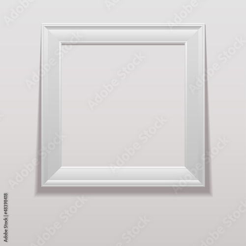White frame. Vector. eps10