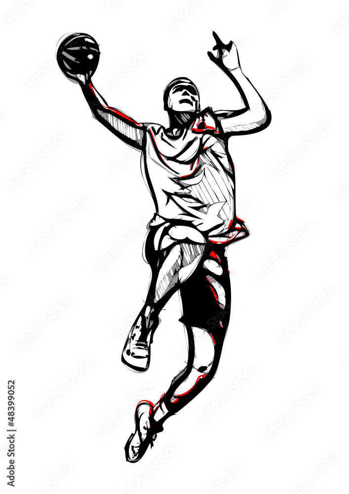 Fototapeta premium basketball player