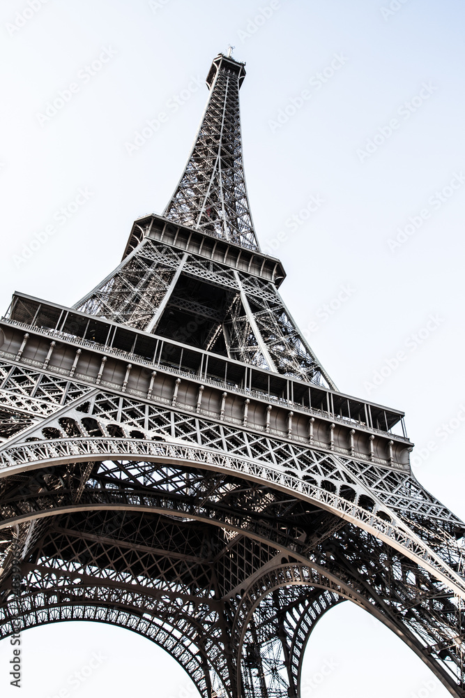 The Eiffel tower,most recognizable landmarks in the world