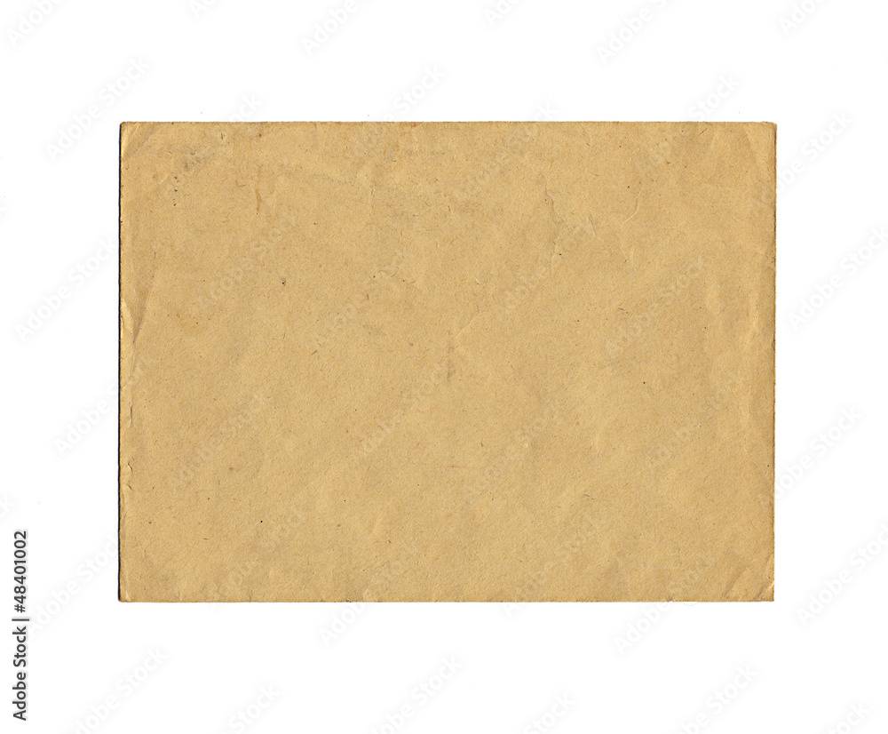 envelope on white background