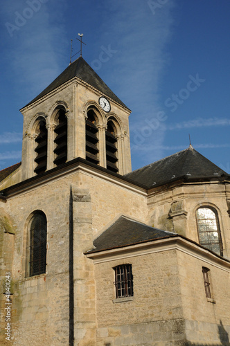 France, the church of Oinville sur Montcient photo