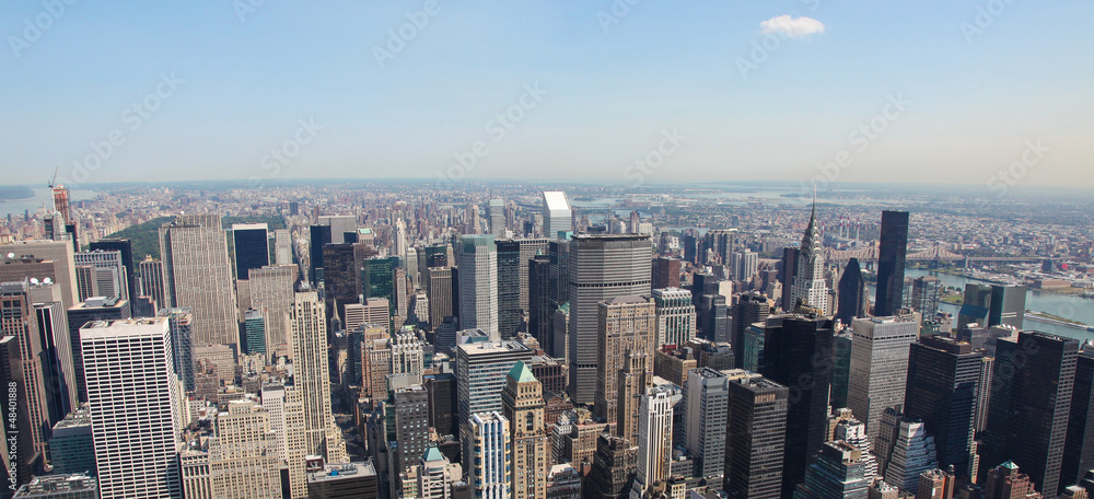 Skyline of Manhattan - panorama