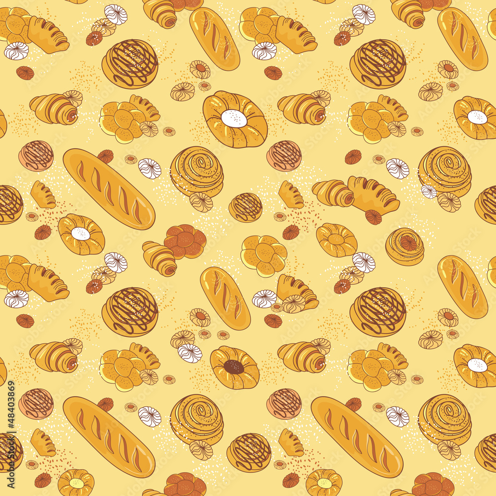 Bakery seamless pattern Bakery seamless pattern
