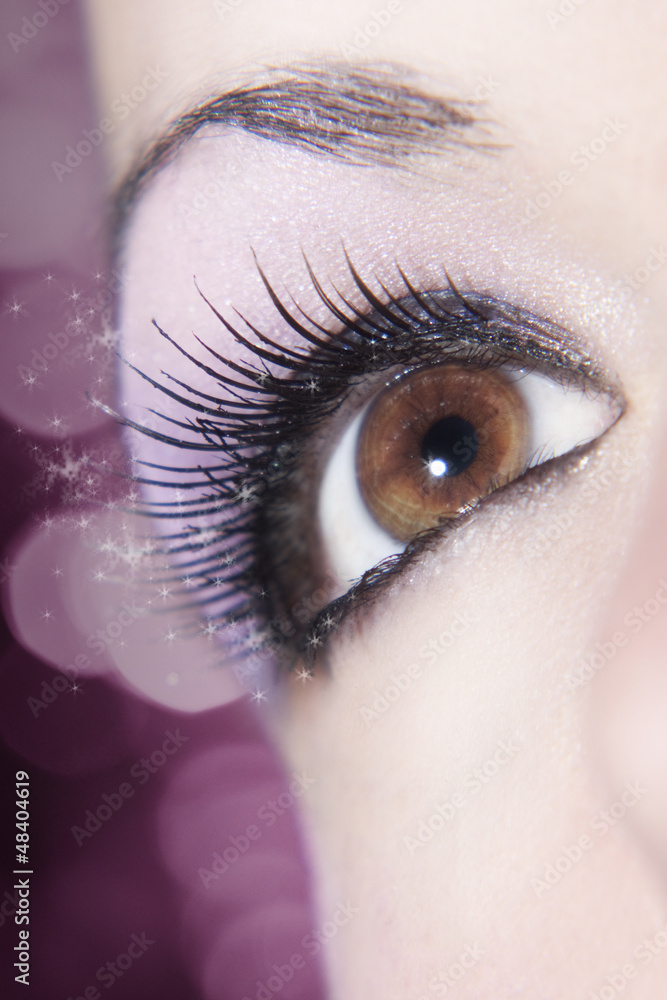Fototapeta premium Beautiful Brown Eye