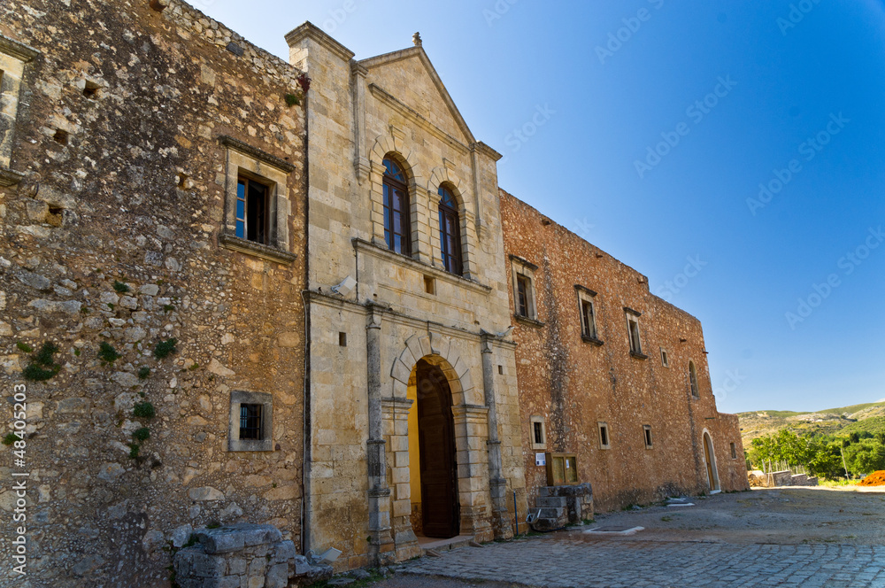 External wall of Arcadi monastery