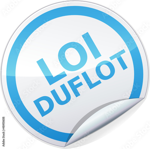 Sticker Loi Duflot (détouré)