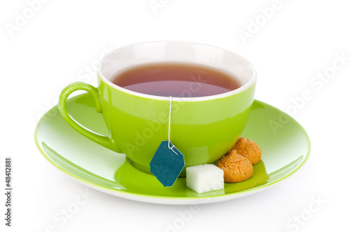 healthy green tea cup