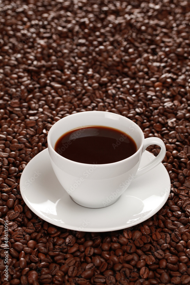 Kaffee in einer Kaffeetasse