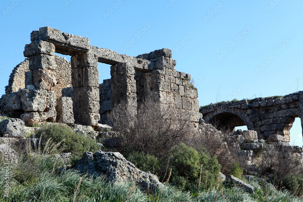 View of Sillyon Ancient City, Antalya