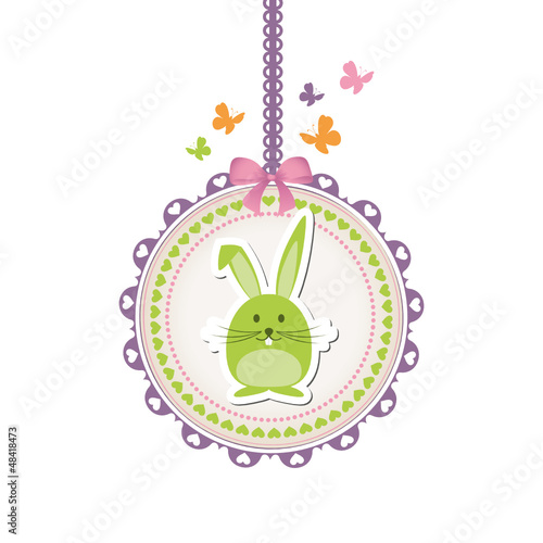 Osterhase im Vintage Look