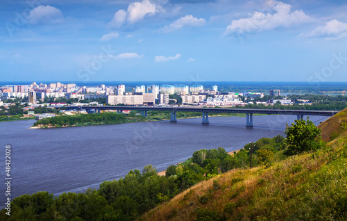  Nizhny Novgorod with Metro Bridge through Oka photo