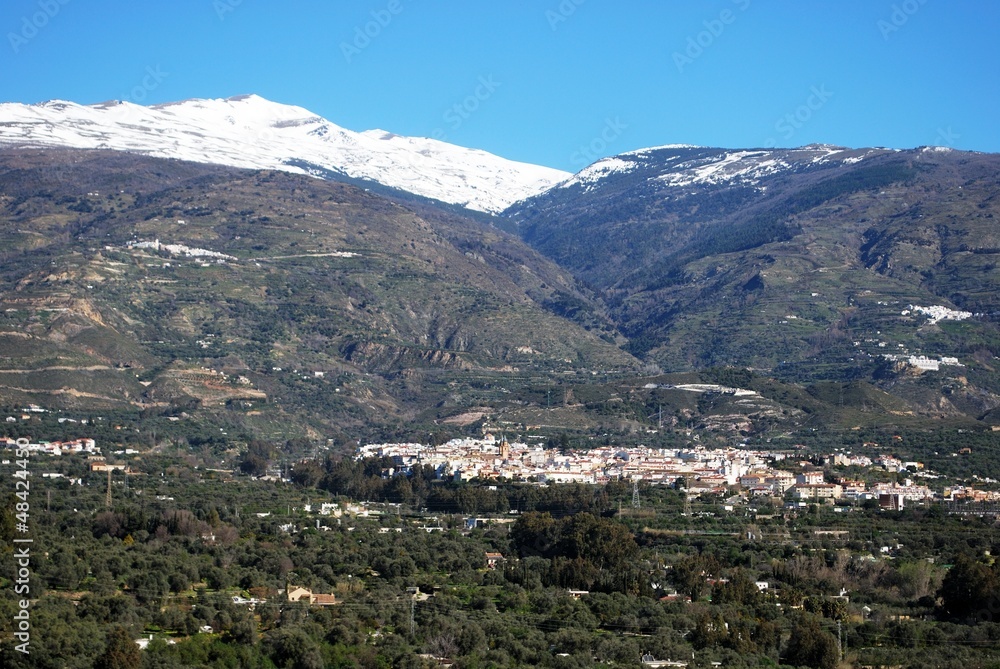 White town in mountains, Orgiva, Andalusia © Arena Photo UK