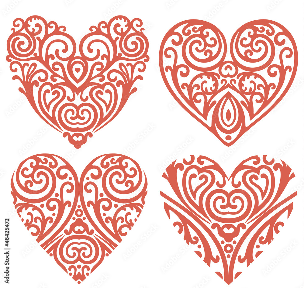 decorative-hearts-set decorative-hearts-set