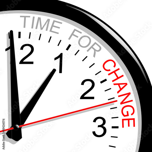 Clock. Time for change