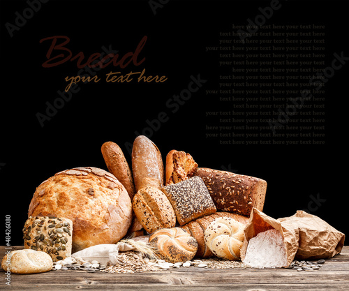 Variety of bread photo