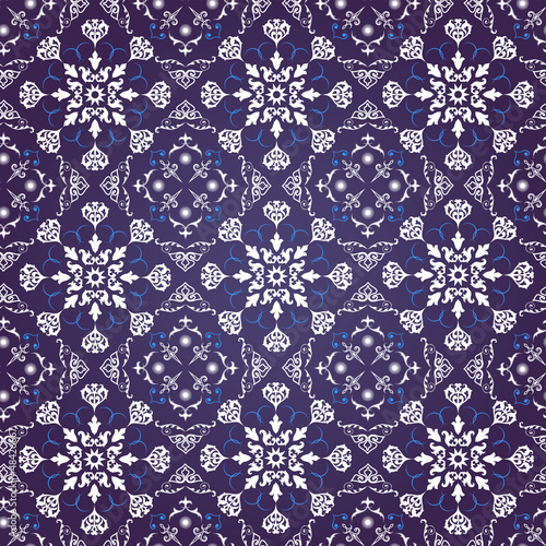 Seamless ornamental wallpaper