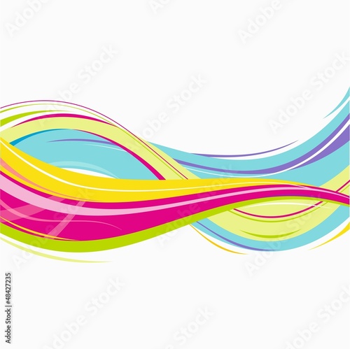 Abstract vector decoration