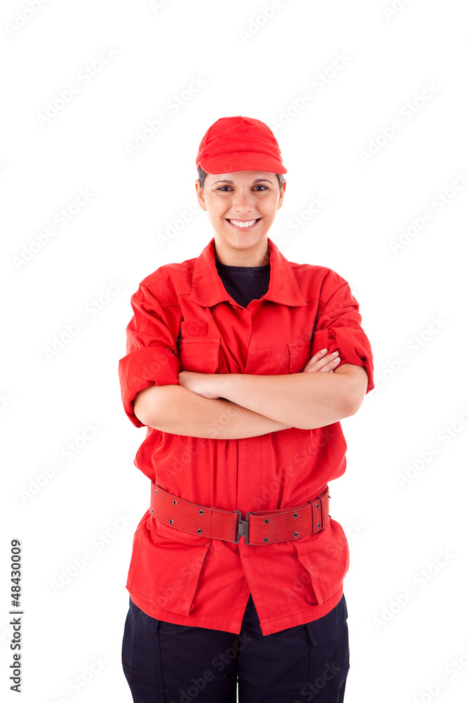 Beautiful woman with professional uniform Beautiful woman with professional uniform