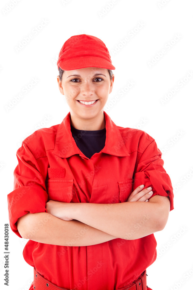 Beautiful woman with professional uniform Beautiful woman with professional uniform