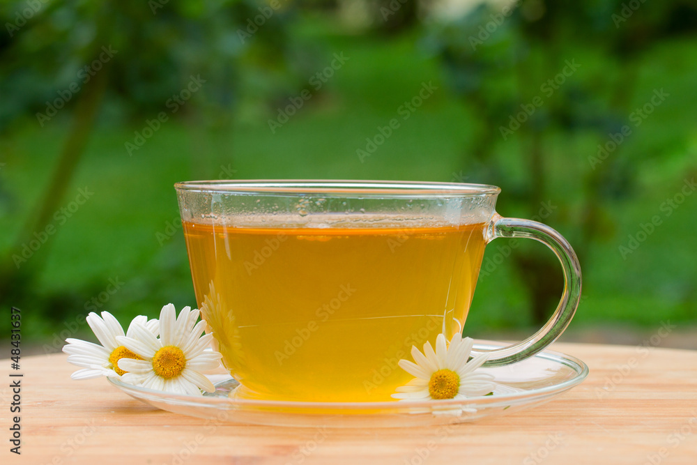 cup of tea with camomile cup of tea with camomile