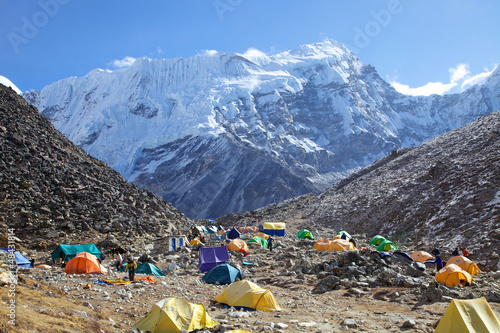 Mount Island Peak (Imja Tse) base camp, Nepal photo