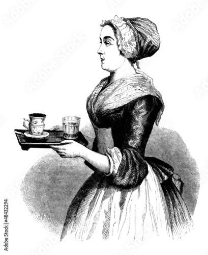 Servant - end 18th century photo