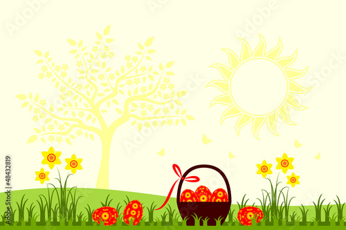 easter scene