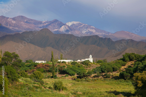 Mountain village Cachi, Ruta 40, Salta, Argentina photo