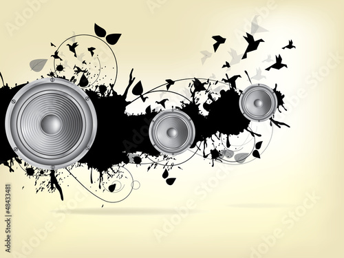 abstract music background