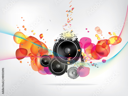 abstract music background