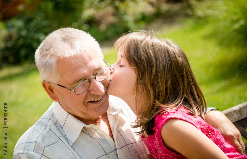 Happy retirement with grandchild Happy retirement with grandchild