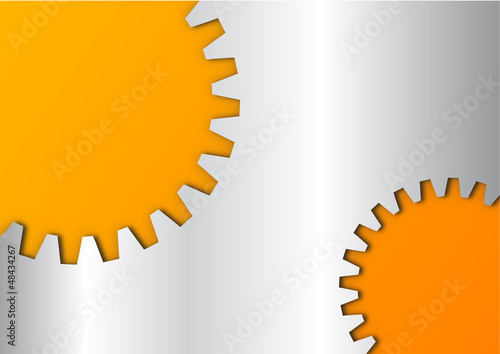 Abstract gear background
