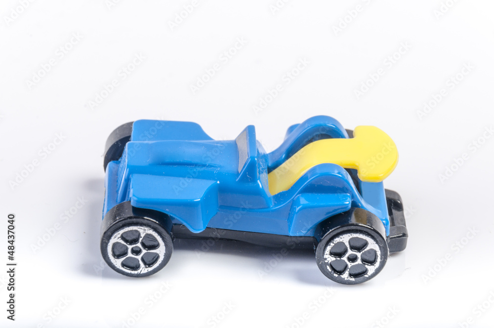 Blue toy car