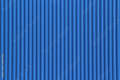 Texture of Blue Corrugated iron Background