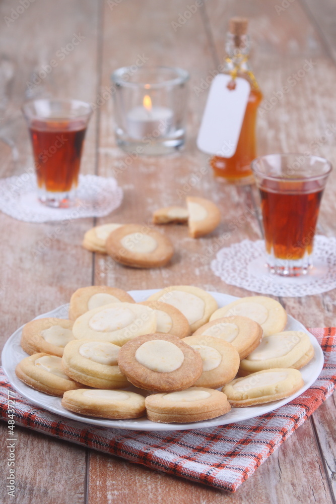 cookies with orange liqueur cookies with orange liqueur