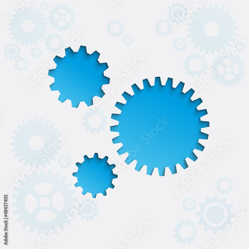 Abstract gear background