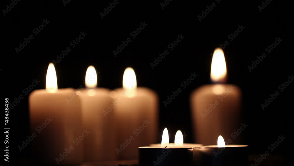 Beautiful burning candles Beautiful burning candles