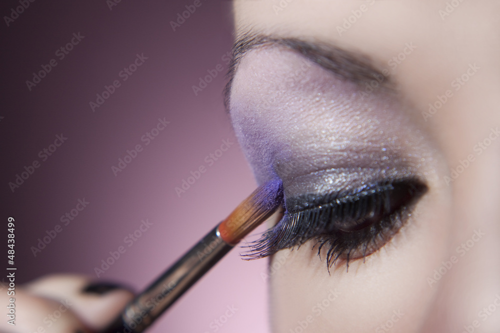 Naklejka premium Beautiful eye make up