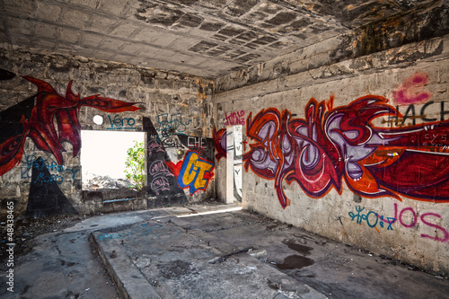Grunge Abandoned House Interior © SOMATUSCANI