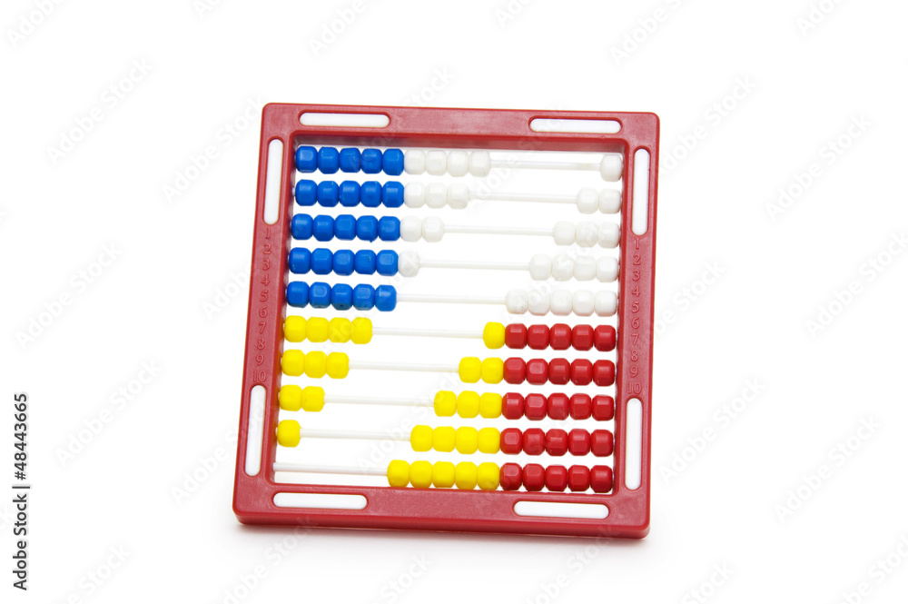 Abacus on Isolated White Background Abacus on Isolated White Background