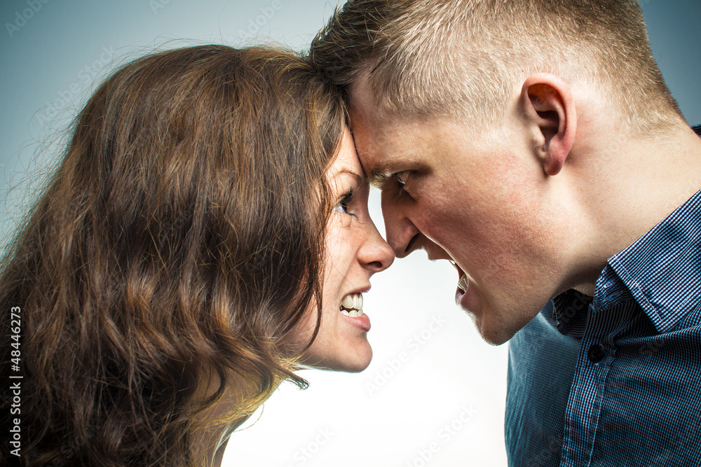 Couple has a little argument