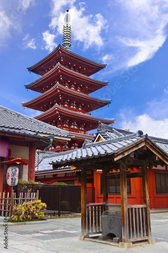 Pagoda at Sensoji Asakusa Temple