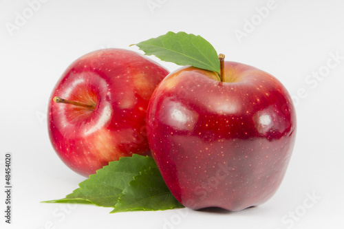 red apple isolated