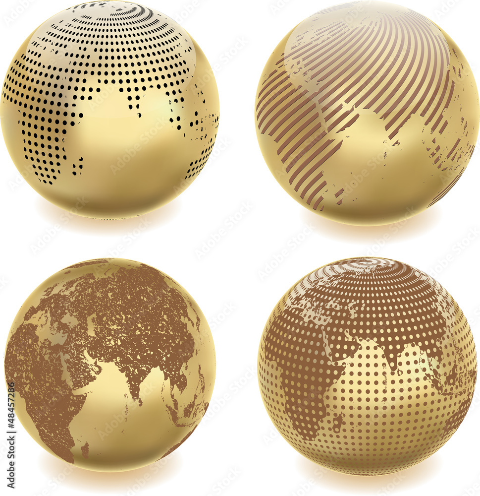 Fototapeta premium abstrakt kugeln