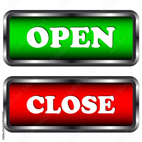 Open and close icons