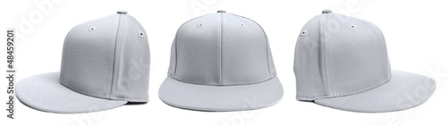 Canvas-taulu Grey Baseball Cap at Different Angles